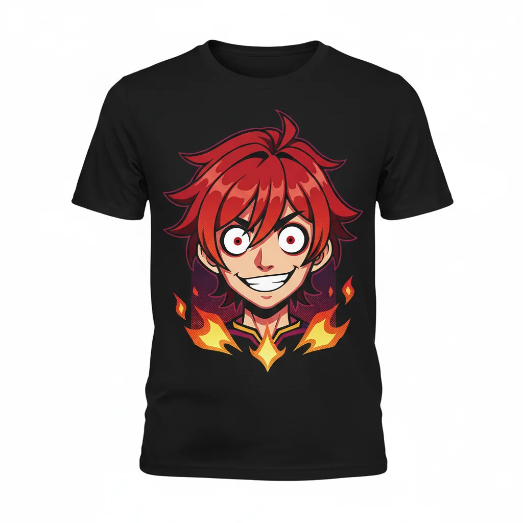 Diluc Wide Face Meme Essential Tee – Genshin Impact Streetwear