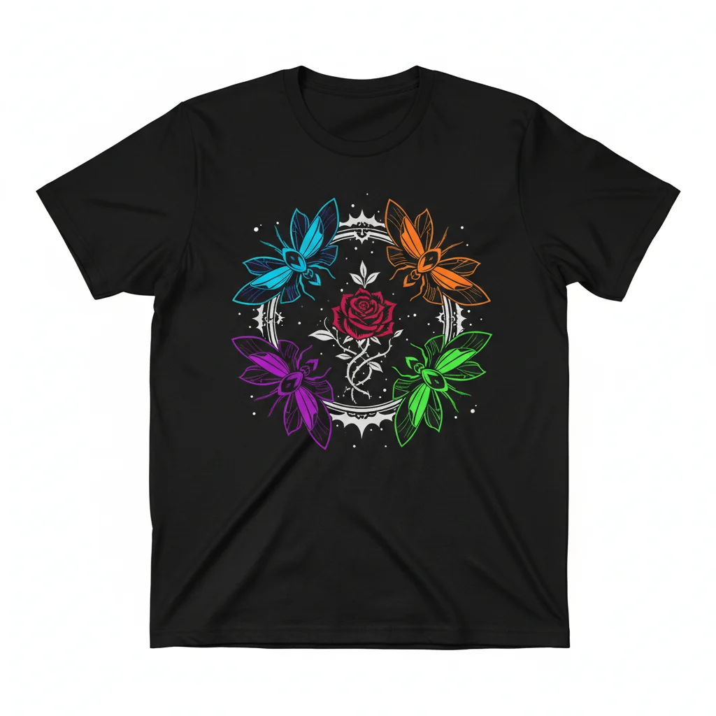 Dimitrescu Daughters Tattoo Symbol White Essential Tee