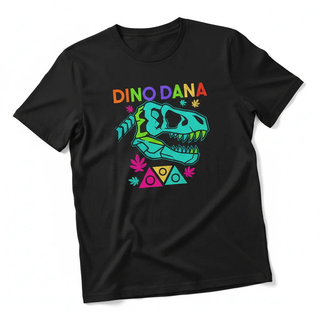 Dino Dana Dinosaur Collection Essential T-Shirt for Kids & Adults | Premium Cotton Tee