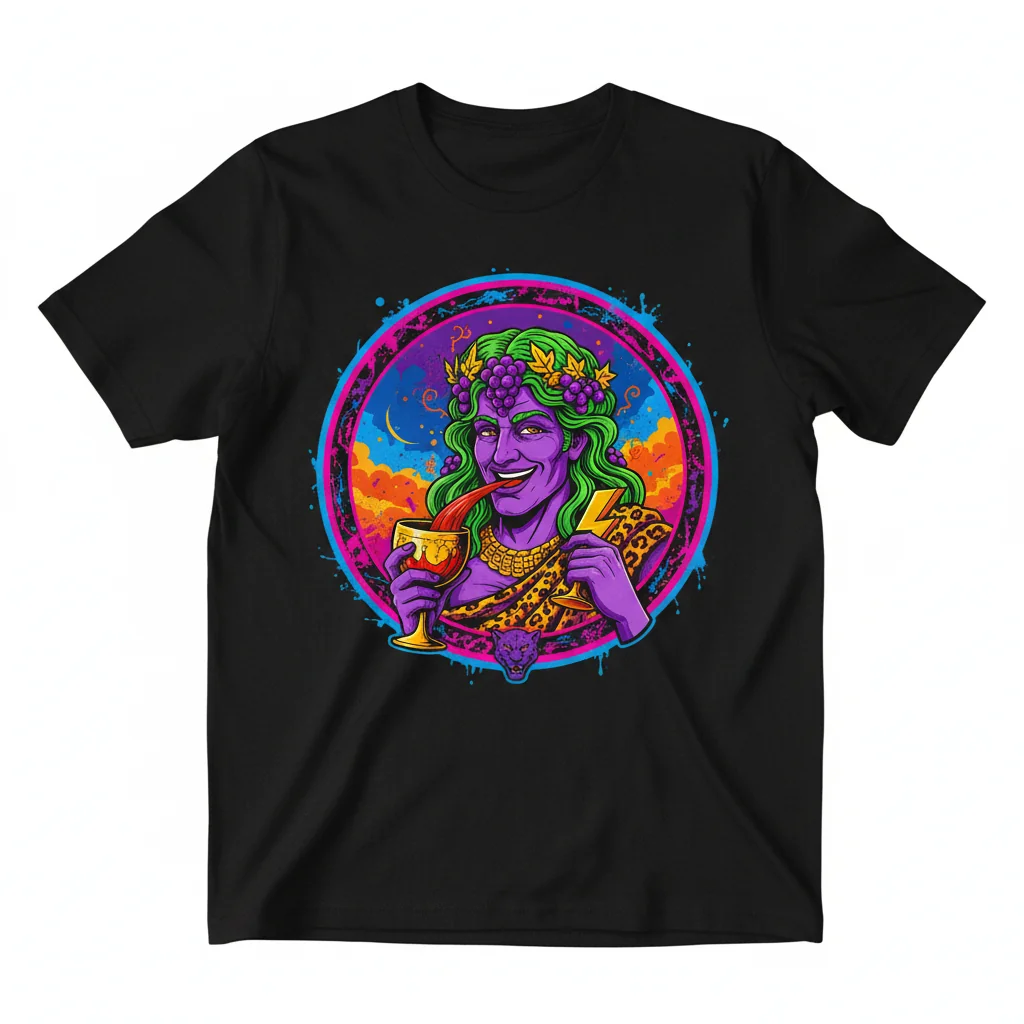Dionysus Devotee Essential T-Shirt – Greek God Inspired Apparel