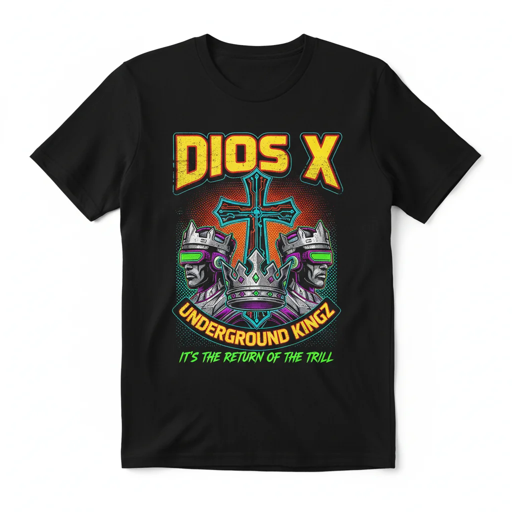 Dios X UGK Underground Kingz Trill T-Shirt – Unmatched Durability & Style