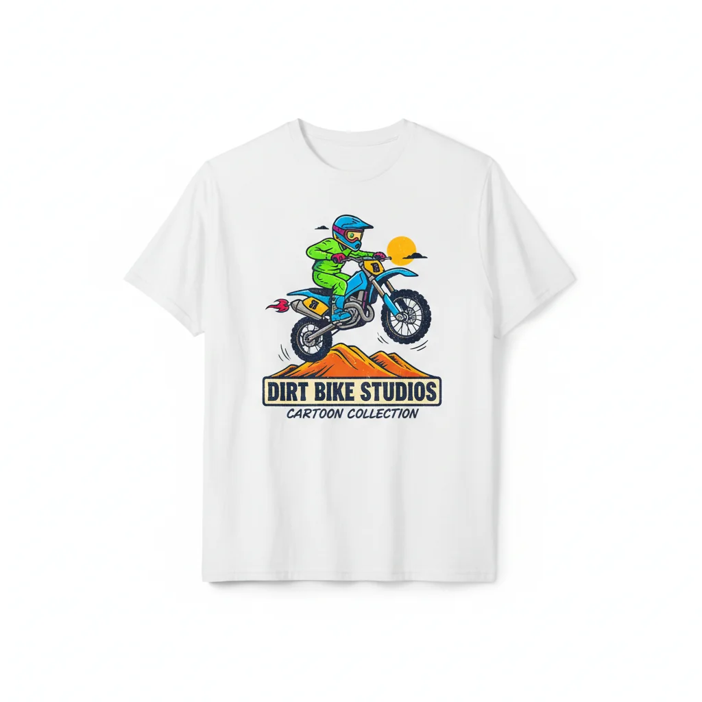 Dirt Bike Studios Cartoon Essential Tee – Street Vibe Collection