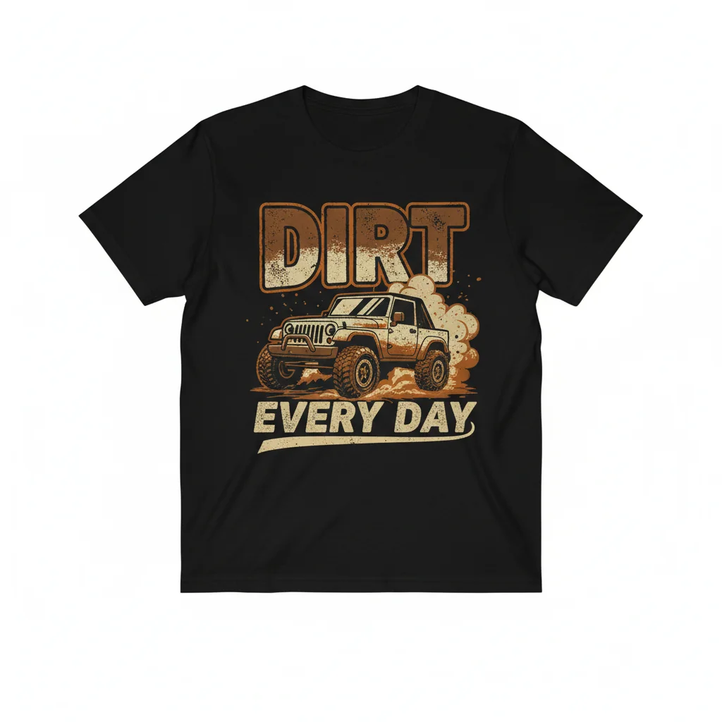 Dirt Every Day Essential T-Shirt - Official Merch, Premium Cotton Tee