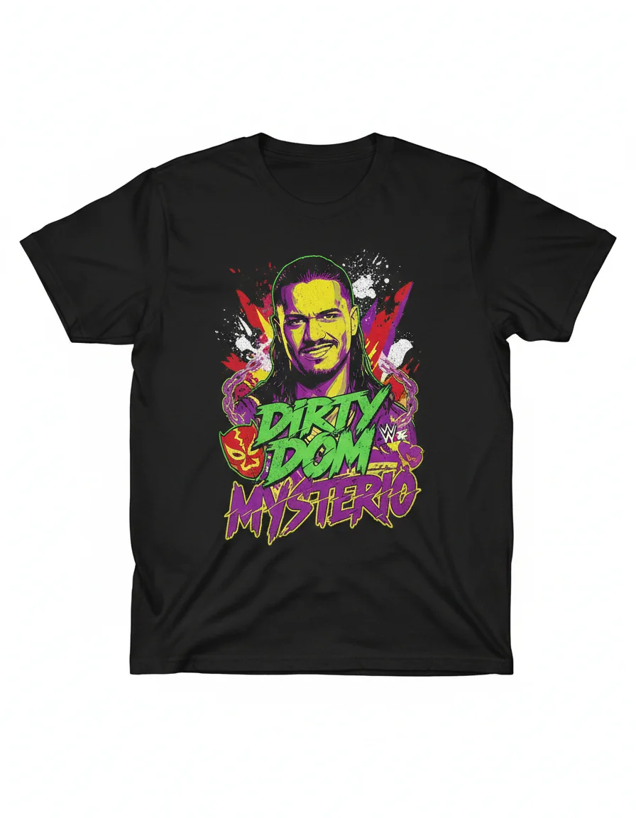 Dirty Dom Dominik Mysterio Signature Shirt | Premium Wrestling Fan Tee
