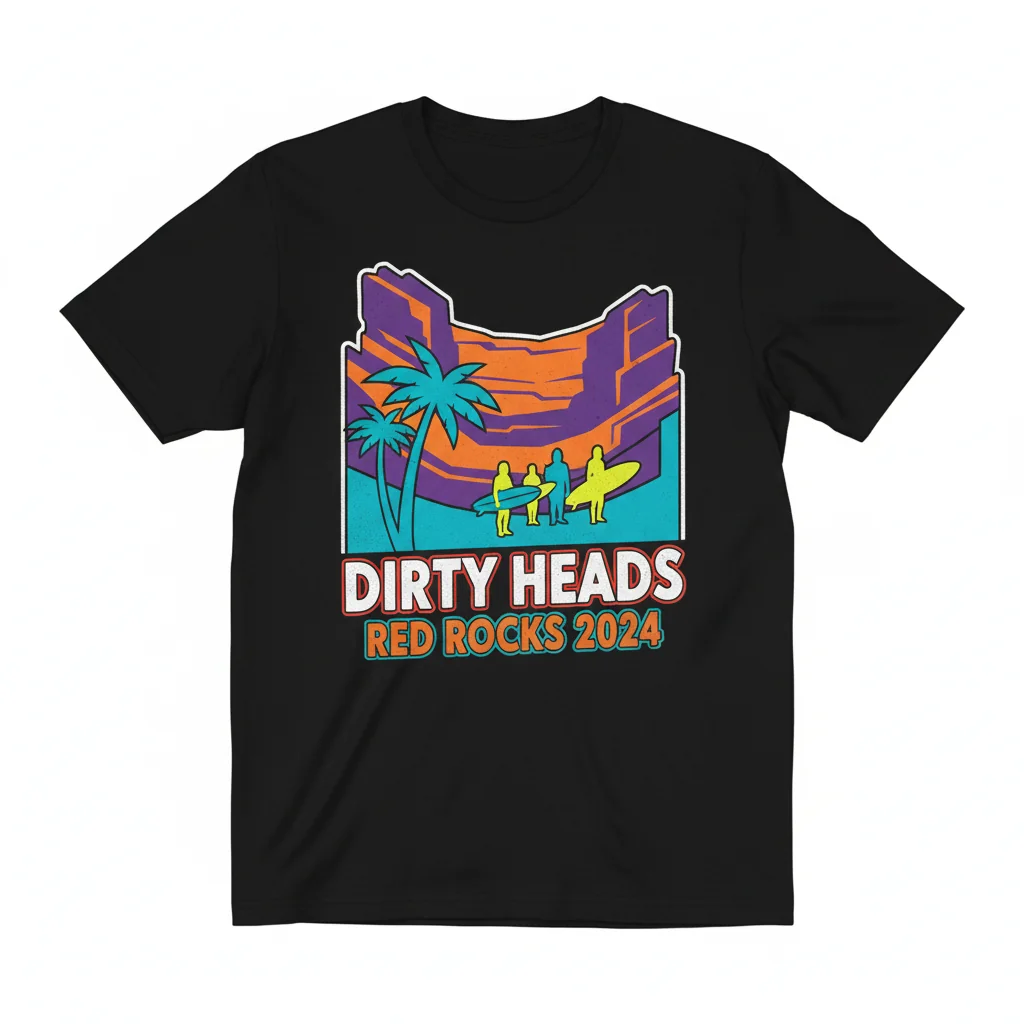 Dirty Heads Red Rocks '24 Commemorative Tee