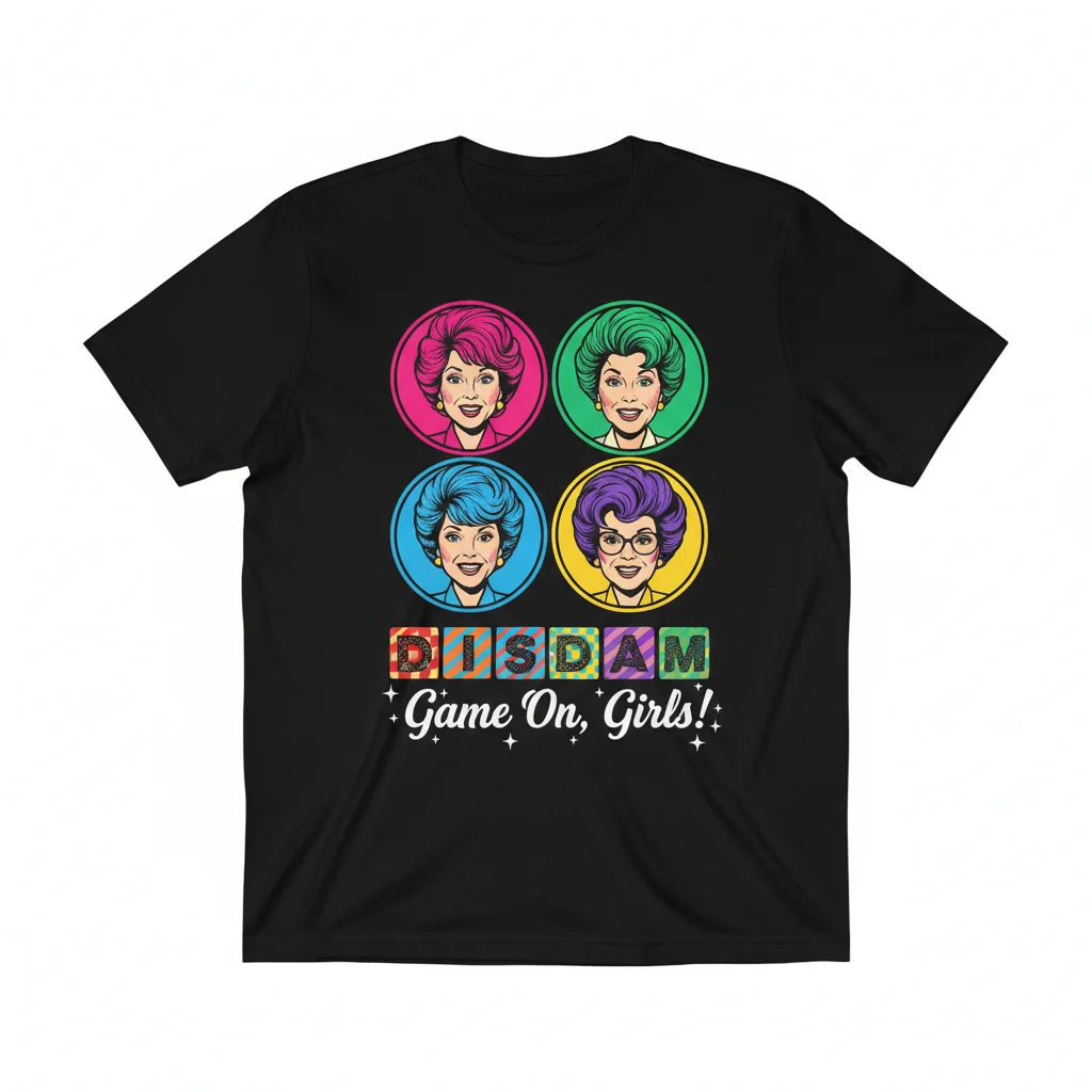 Golden Girls 'Disdam' Art Tee – Embrace the Joy
