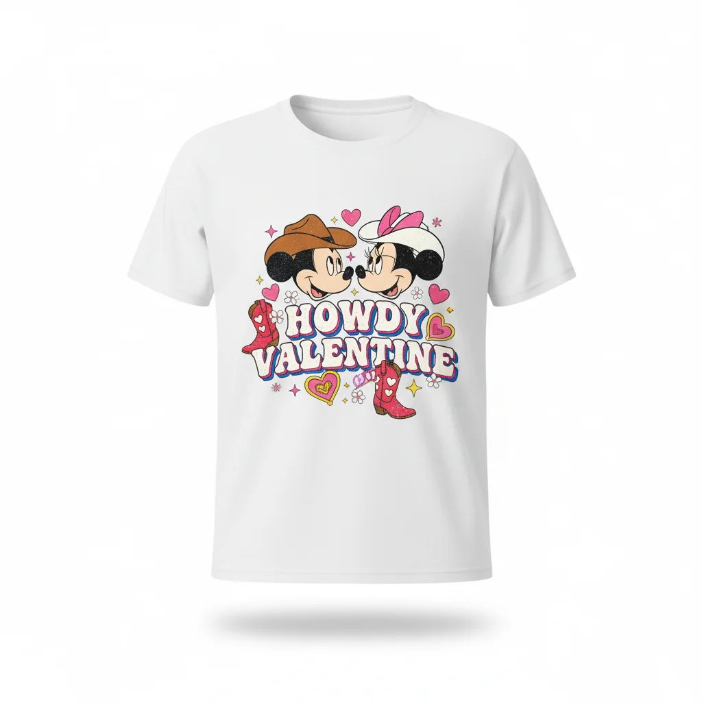 Disney Howdy Valentine Western Tee