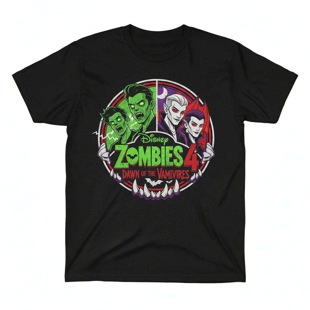 Disney Zombies 4 Dawn Of The Vampires: Vibrant, Durable Apparel for Fans