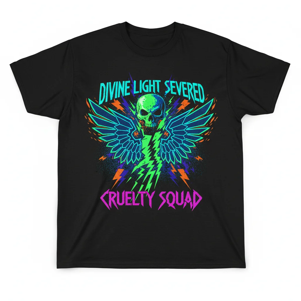 DIVINE LIGHT SEVERED - Experience Cruelty Squad's Artful Echo T-Shirt