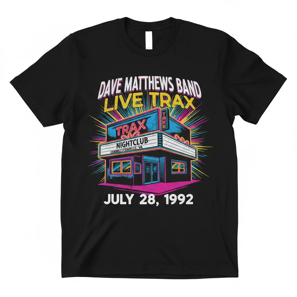 DMB Live Trax Nightclub Charlottesville VA Essential T-Shirt – Ultra-Durable & Fade-Resistant