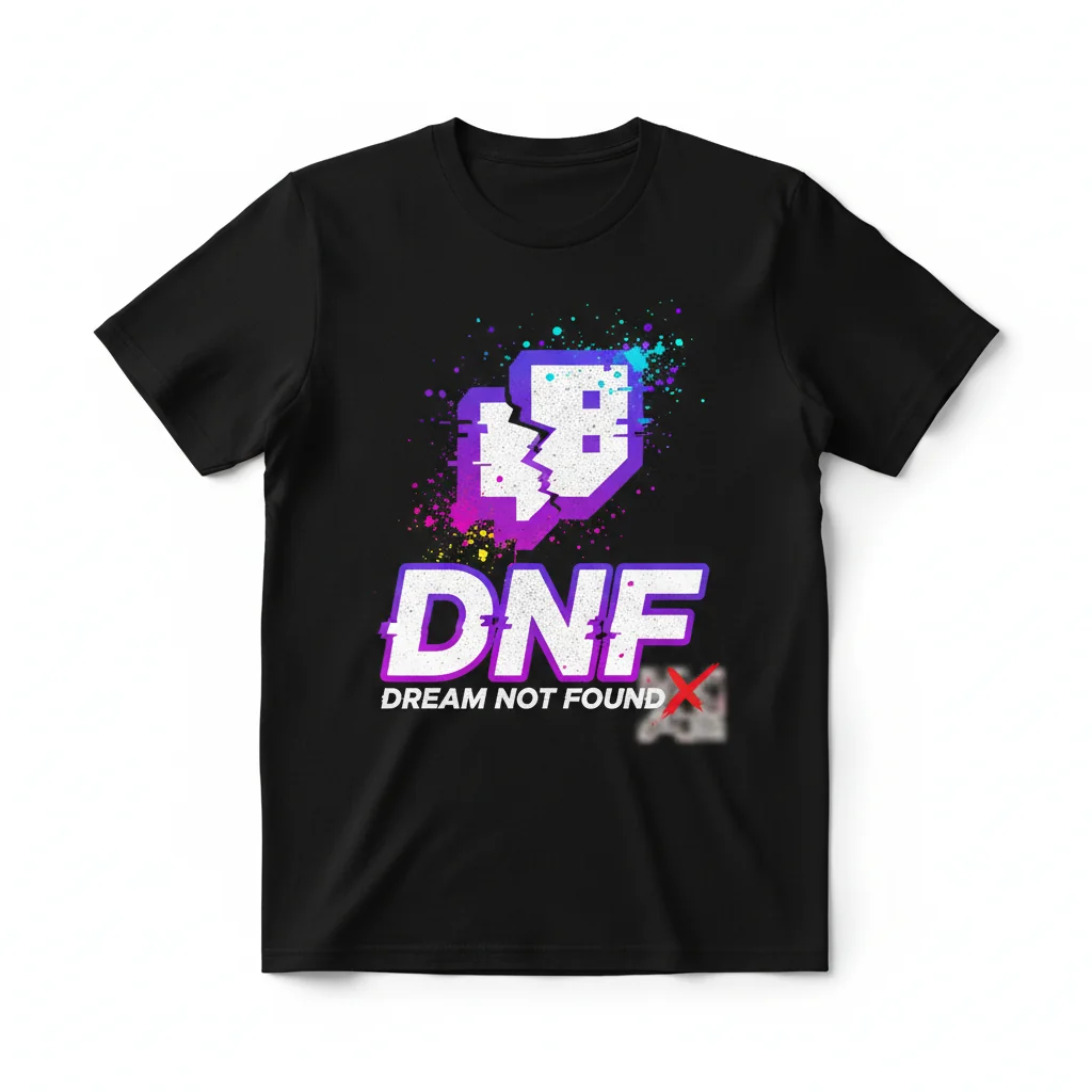 DNF TwitchCon: Dream Not Found. The Essential Tee.