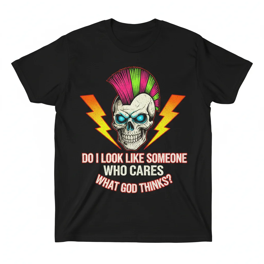 Durable & Bold: "Do I look like someone who cares what god thinks?" Essential T-Shirt