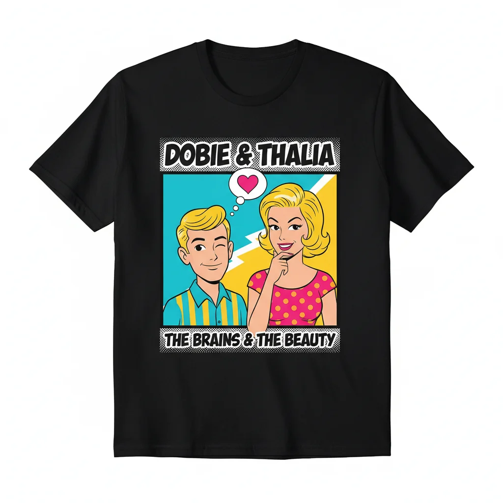 Embrace Classic Romance: Dobie Gillis & Thalia Menninger "Love Story" Tee