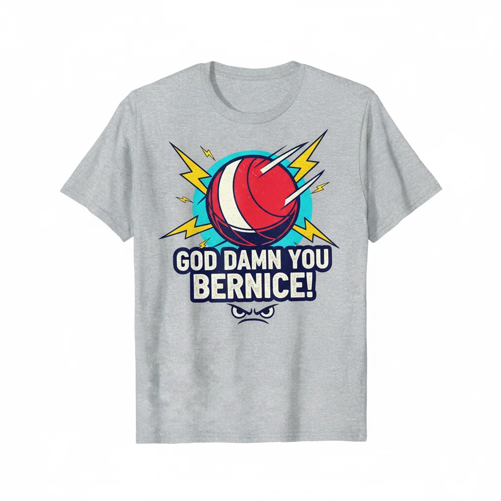 Dodgeball 'God Damn You Bernice' Essential Tee