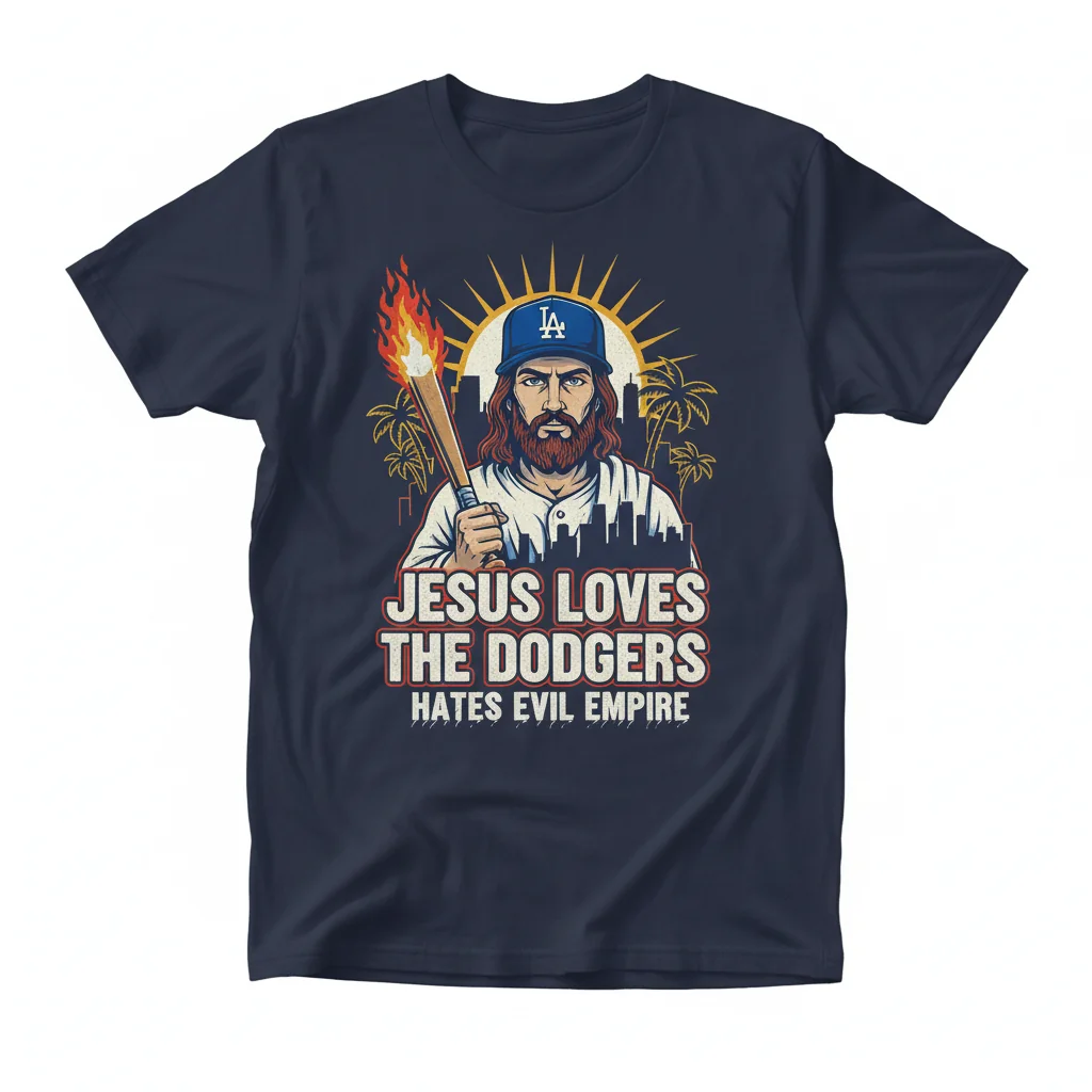 Divine Fandom: Jesus vs. Yankees Street Tee