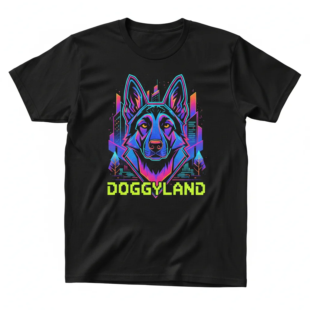 Doggyland Essential T-Shirt - Soft Cotton, Retail Fit, Durable Print