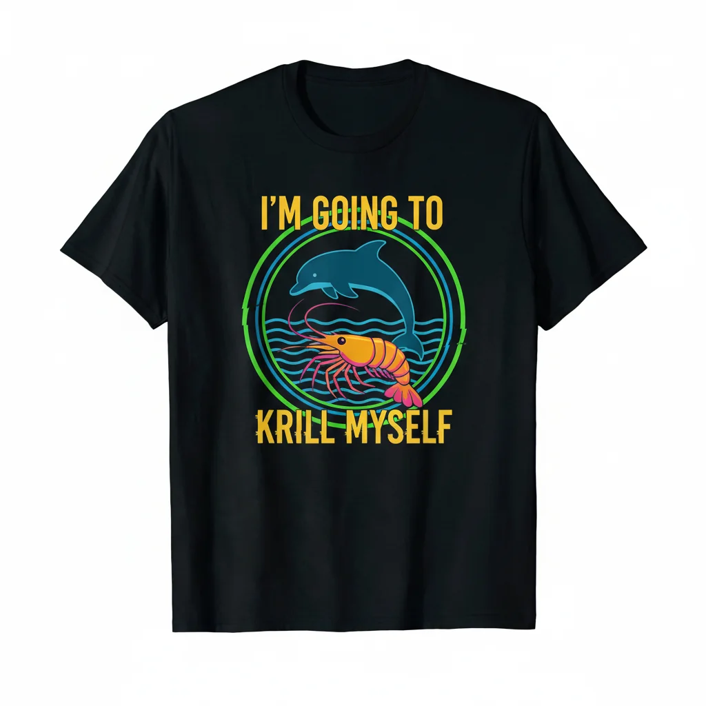 Dolphin 'Krill Myself' Graphic Tee