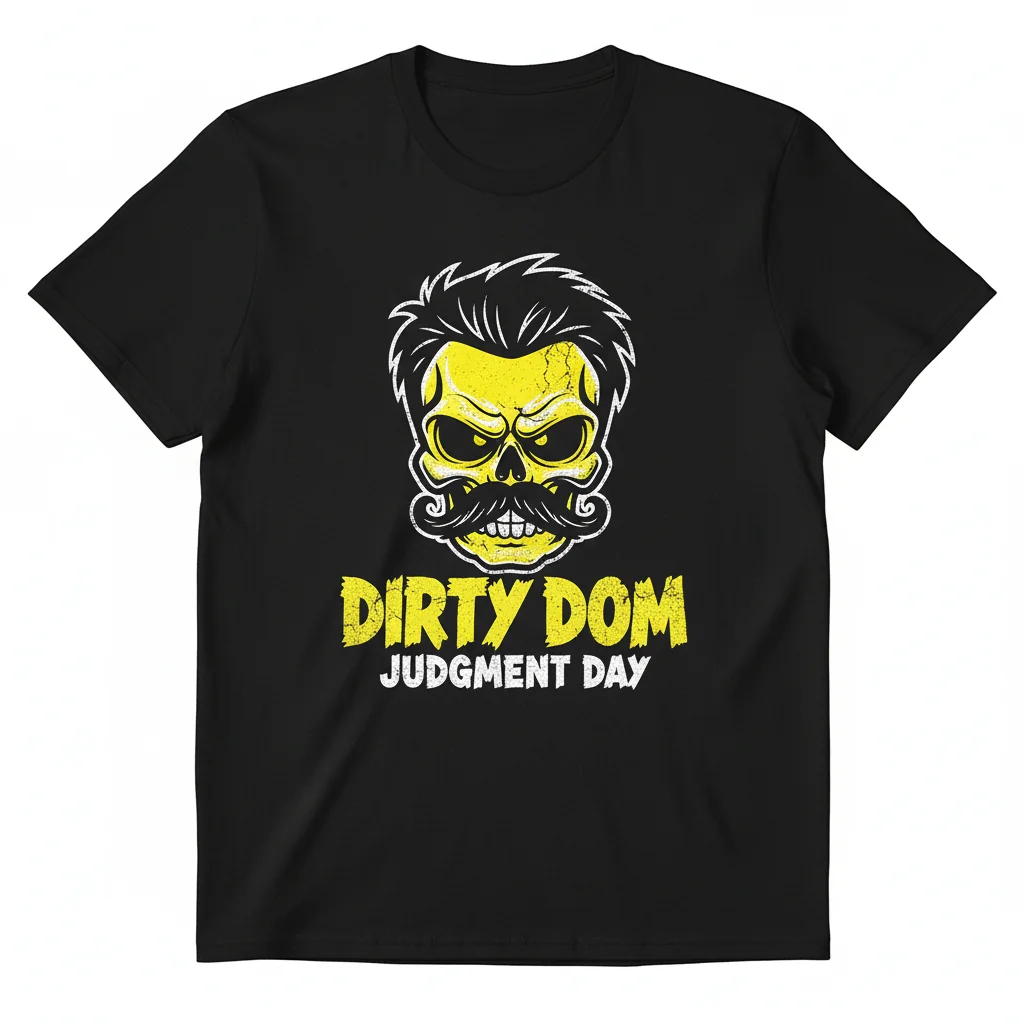 Dominik Mysterio 'Dirty Dom' Cartoon Art Lifestyle Tee