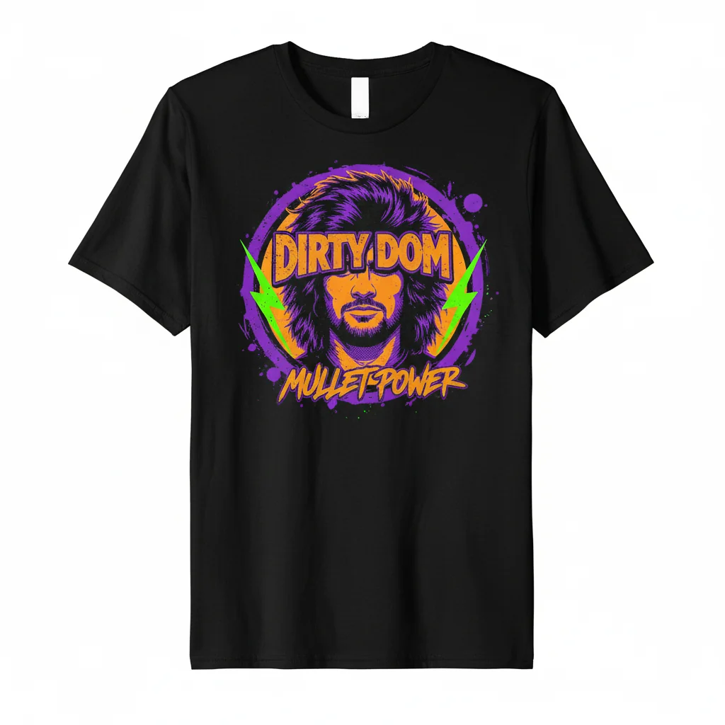 Dirty Dom Mullet Tee: Embrace Your Inner Rebel