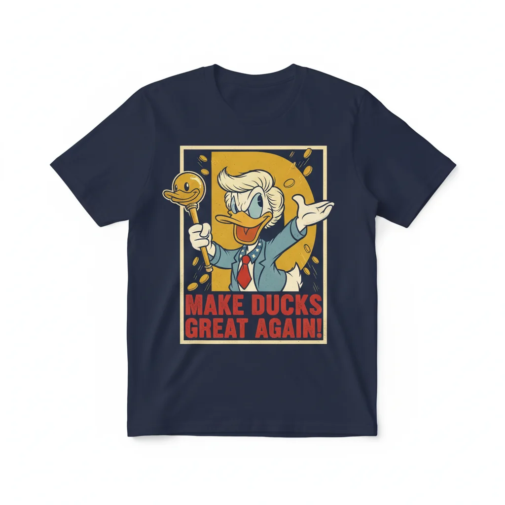 Duck Trump Vibe Tee | Iconic Satire Streetwear