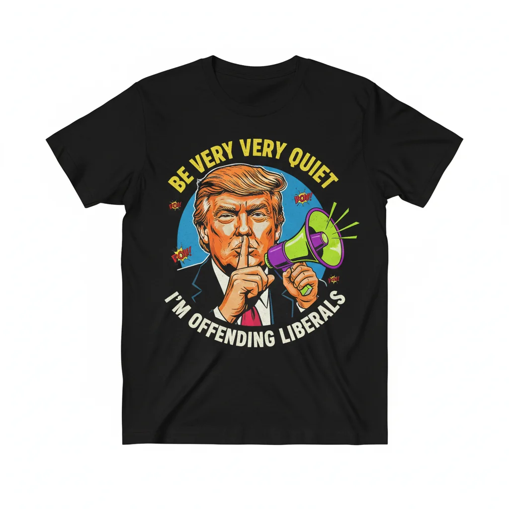 Trump's Quiet Offense Tee: Liberal-Offending Streetwear
