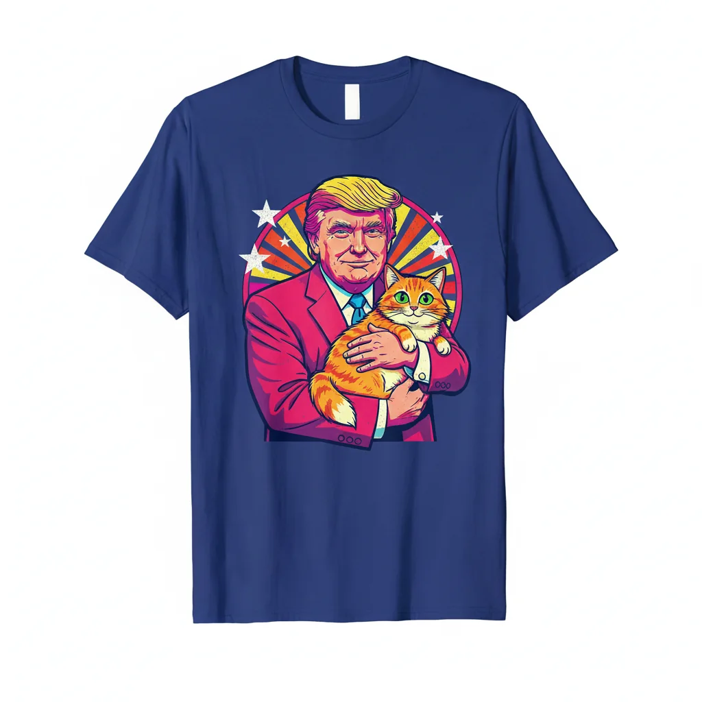 Donald Trump Hugging Cat T-Shirt – Unique & Comfortable Graphic Tee