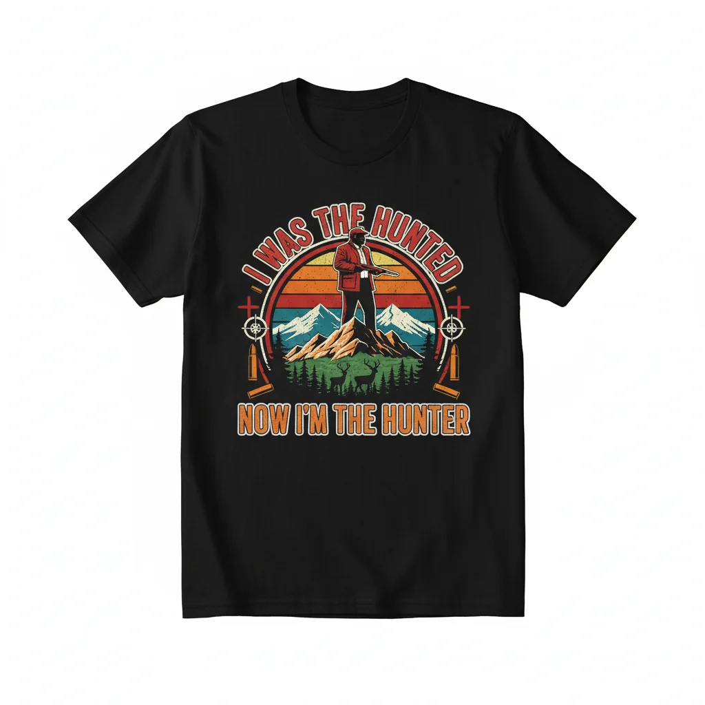 Donald Trump "I Was The Hunted, Now I'm The Hunter" Premium Unisex Tee