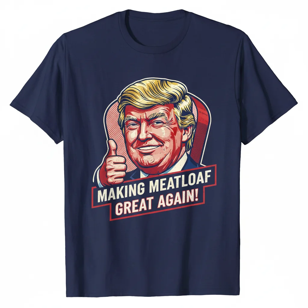 Trump's 'Make Meatloaf Great Again' Tee - Premium Comfort & Lasting Print