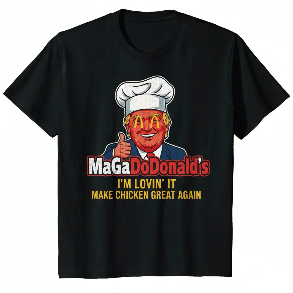 Donald Trump MaGaDonald's "I'm Lovin' It" Make Chicken Great Again Shirt
