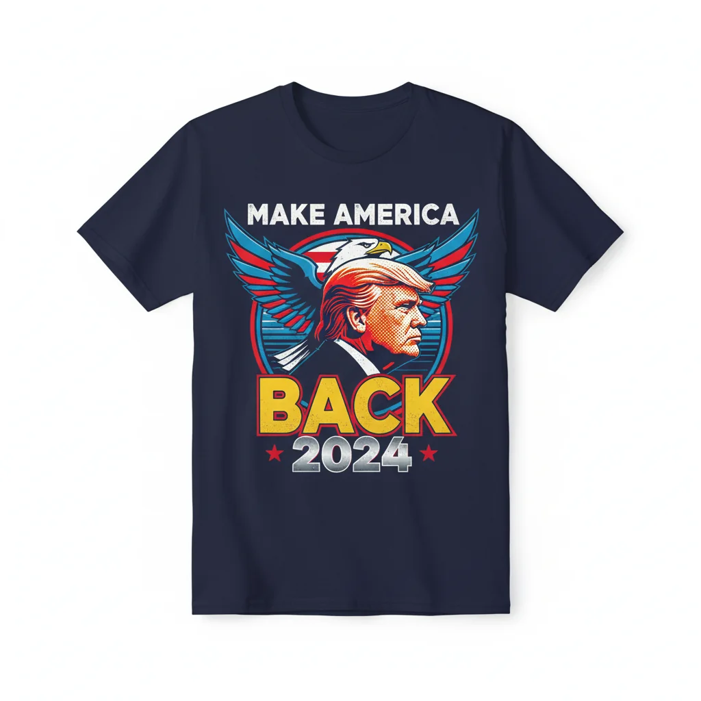 Donald Trump Make America Great Again 2024 Election T-Shirt | MAGA Cotton Tee