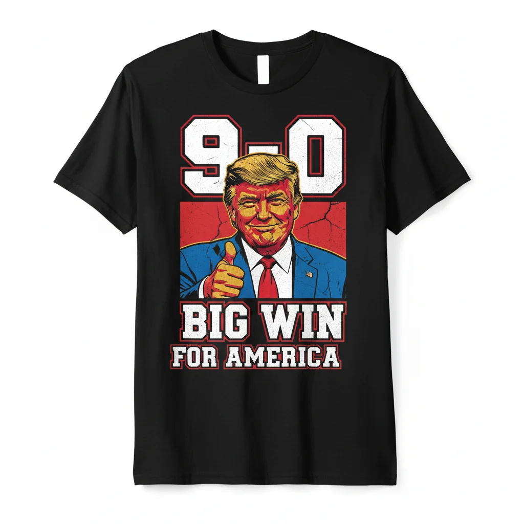 Trump 9-0 American Victory Tee: Enduring Quality, Unmatched Comfort