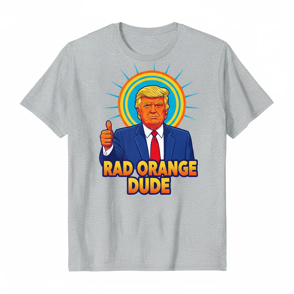 Trump Orange Man Rad Graphic Tee - Premium Comfort & Durability