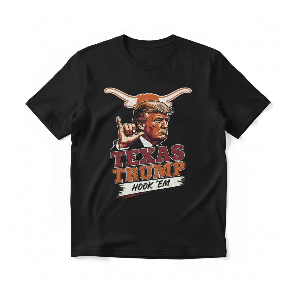 Trump Texas Spirit 'Hook 'em' Longhorns Fan Tee