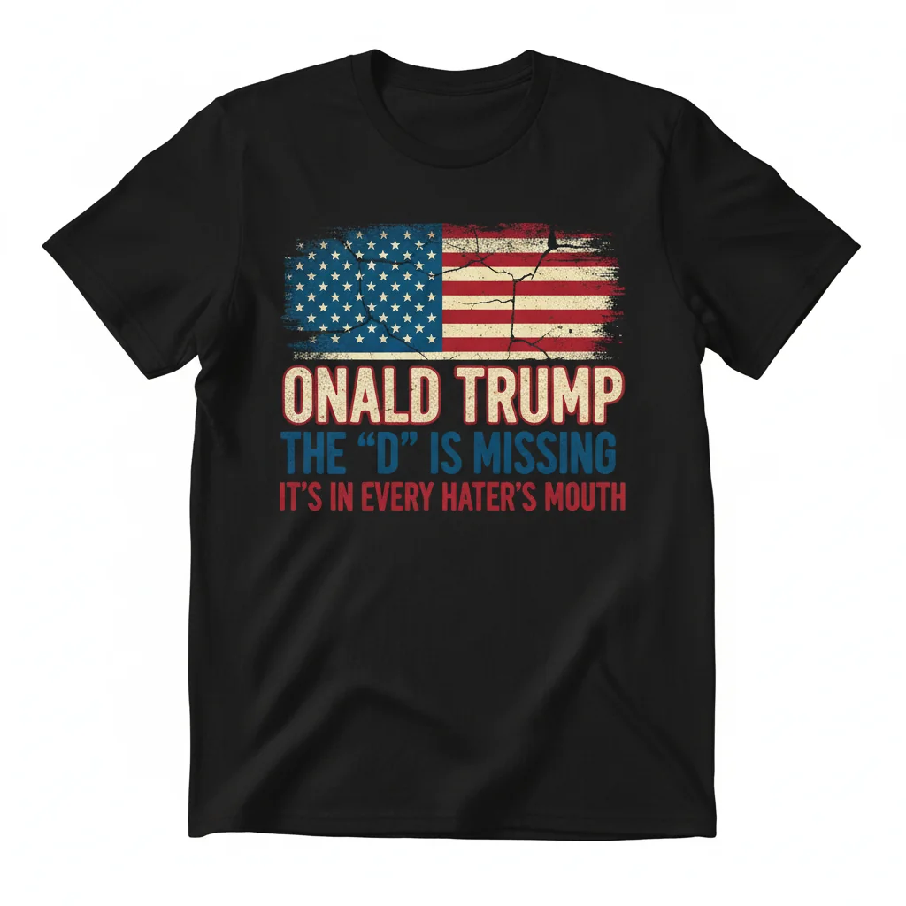 Freedom's Roar: Vintage American Flag Statement Tee