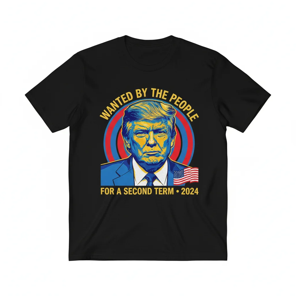 Donald Trump Wanted Second Term 2024 T-Shirt – Election Supporter Tee
