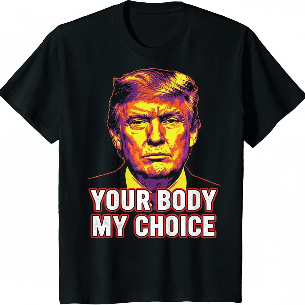 Donald Trump Your Body My Choice T-Shirt - Bold Statement Apparel