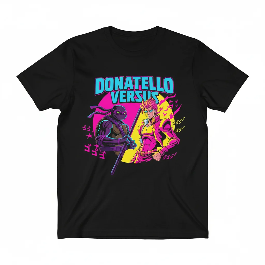 Donatello vs. JoJo: Bizarre Adventure Tee