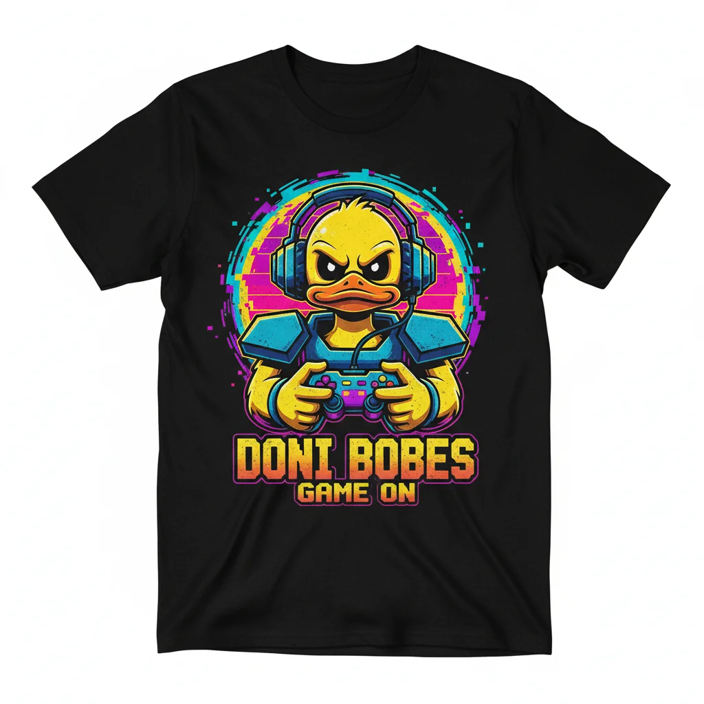 Doni Bobes Duck Graphic Tee - Ultra-Durable & Pre-Shrunk Comfort
