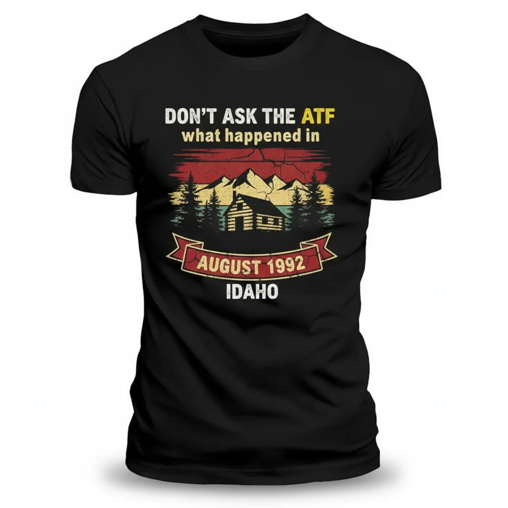 Ruby Ridge 1992: "Don't Ask The ATF" Premium Tee – Unyielding Style & Comfort