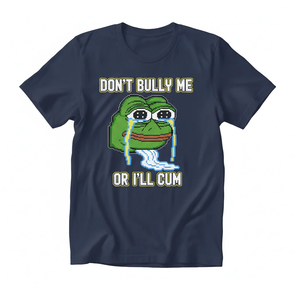 Crying Pepe 'Don't Bully Me' Essential Tee