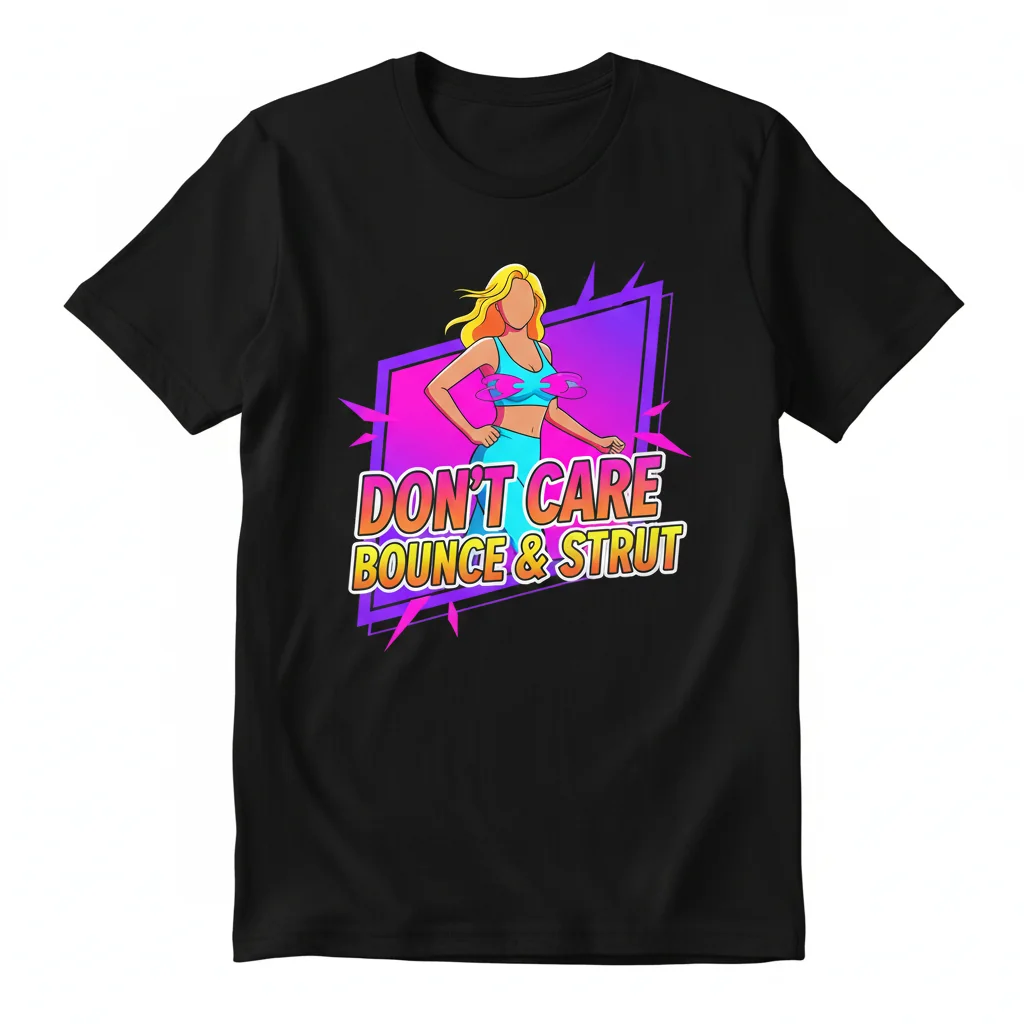 Don't Care Boobs Bounce When I Walk T-Shirt – Humorous & Comfortable Cotton Tee