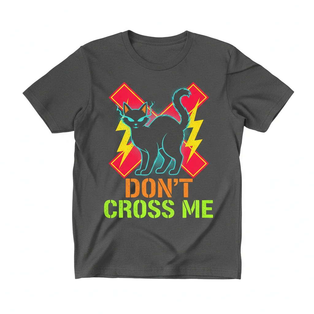 Don't Cross Me Cat Essential T-Shirt - Unisex Comfort Tee