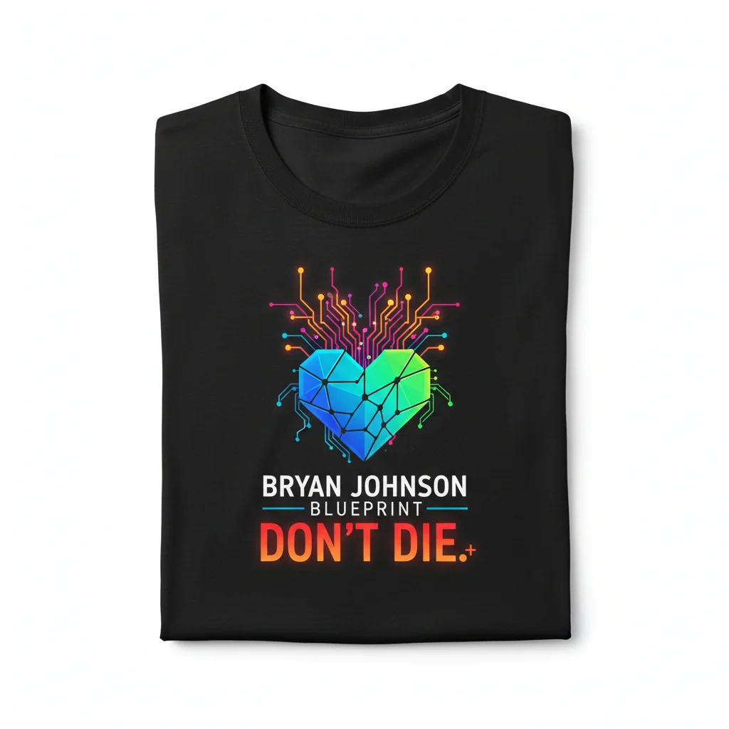 Don't Die - Bryan Johnson Blueprint Premium Unisex T-Shirt – Fade-Resistant & Comfortable