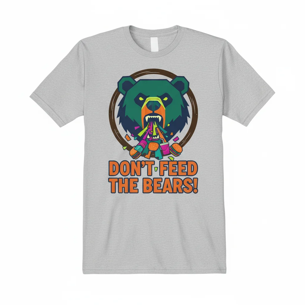Don't Feed The Bears Unisex Essential T-Shirt – Wildlife Nature Tee