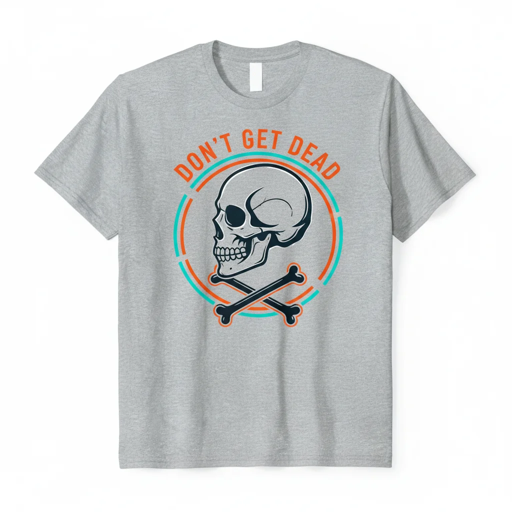 Don't Get Dead Logo Tee: Durable, Vibrant, Perfect Fit for Every Day