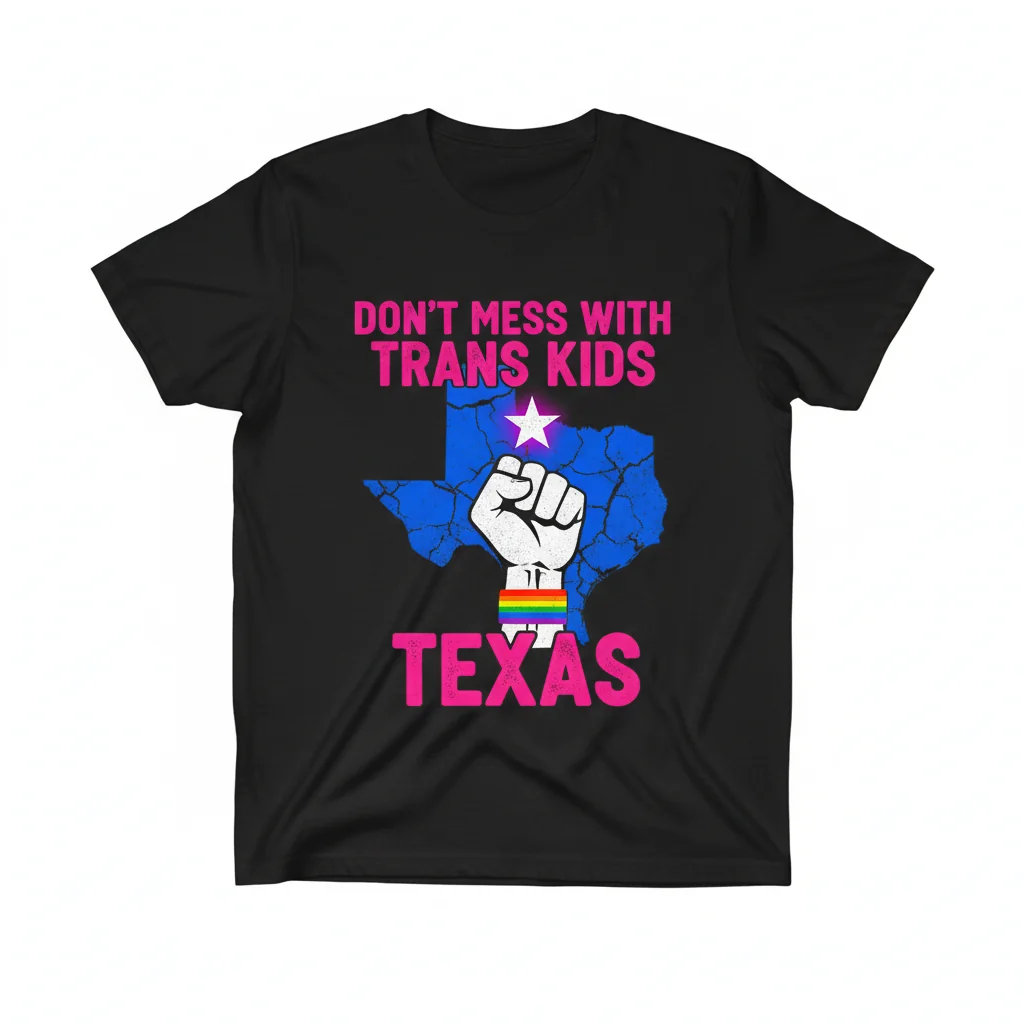 Protect Trans Kids Texas T-Shirt - Essential Soft Cotton Tee