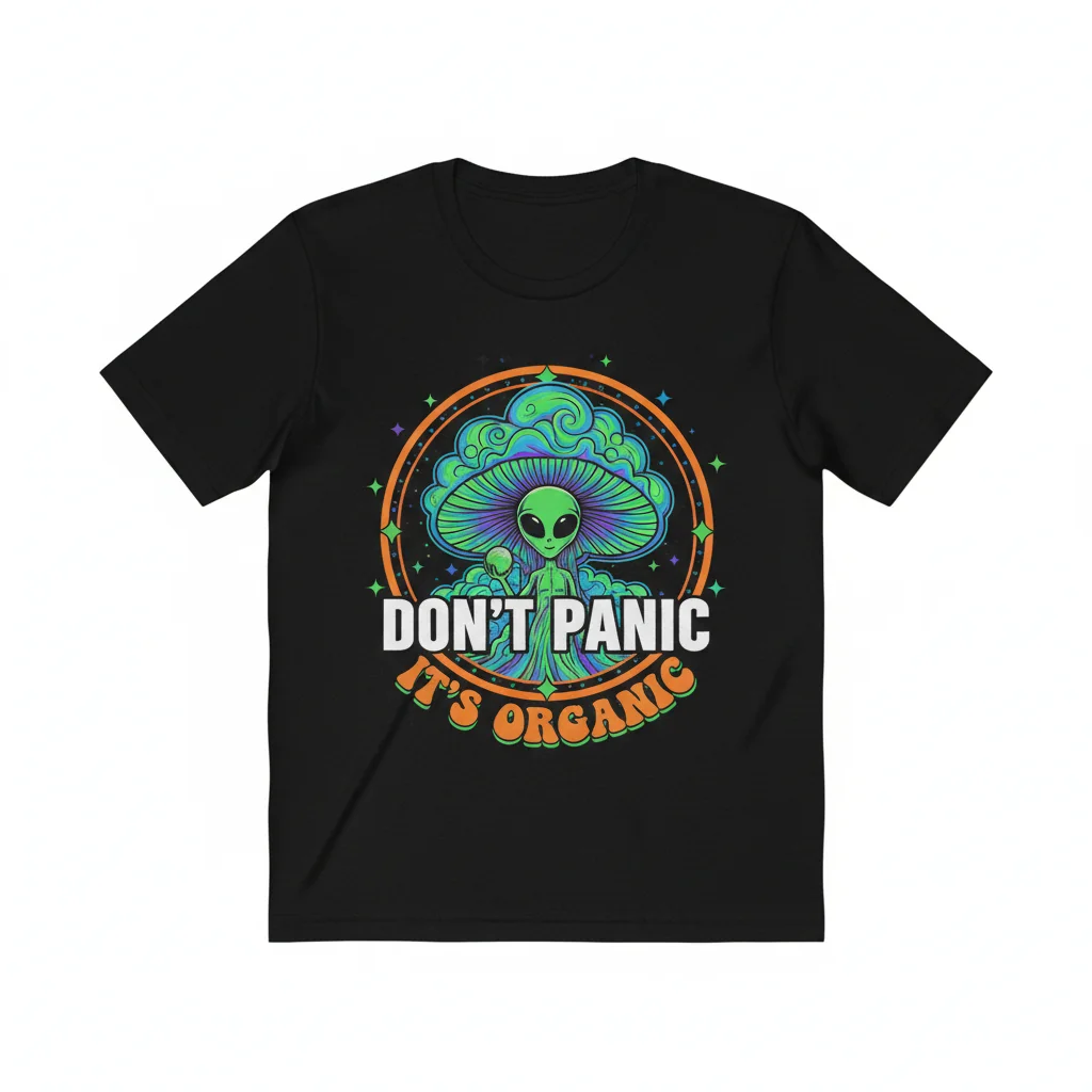 Don't Panic It's Organic - Premium Durable & Fade-Resistant Essential T-Shirt