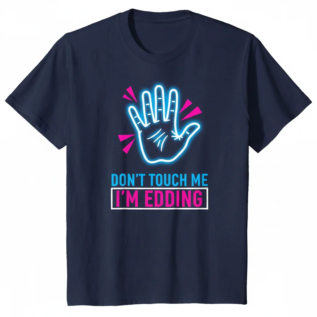 The 'Don't Touch Me I'm Edging' Statement Tee