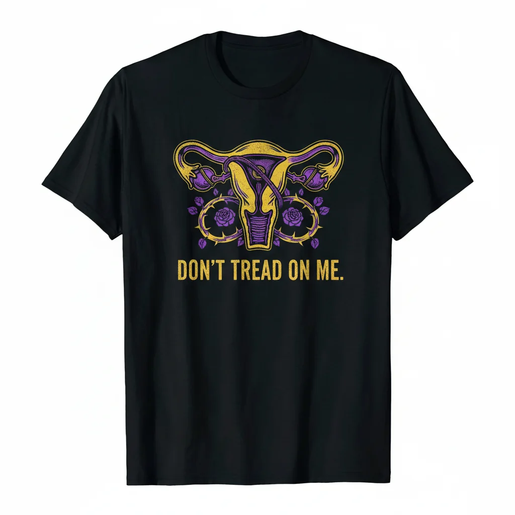 Don't Tread On Me (Ovaries) Essential Tee – Stand Strong