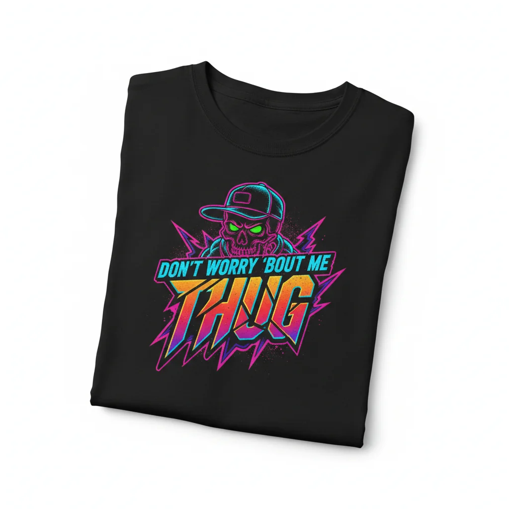 Embrace Your Edge: "dont worry bout me im a thug" Essential T-Shirt